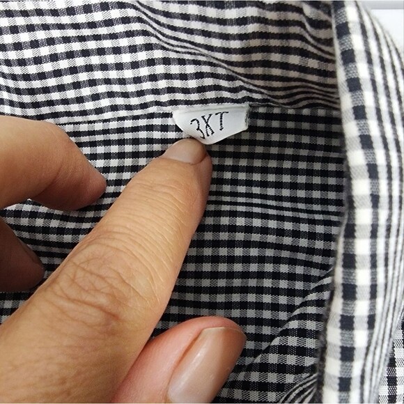 Burberry London Men's Gingham Button Down Dress Shirt Point Collar 3XT - Picture 6 of 9